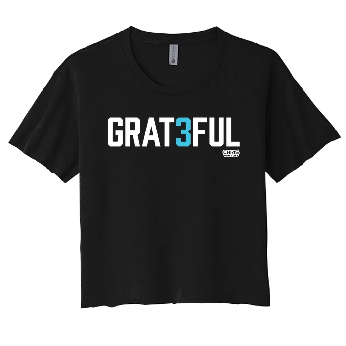 Chris Van Vliet Grateful Women's Crop Top Tee