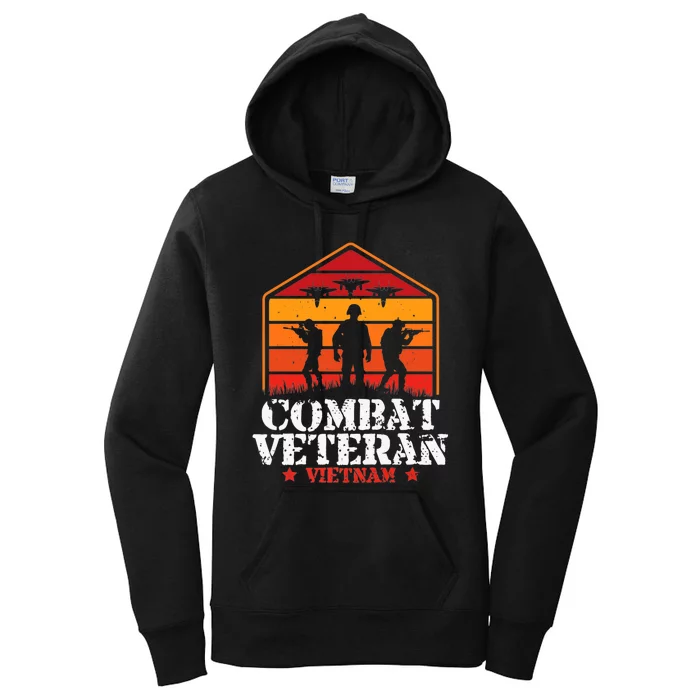 Combat Veteran Vietnam Veterans Day Premium Women's Pullover Hoodie