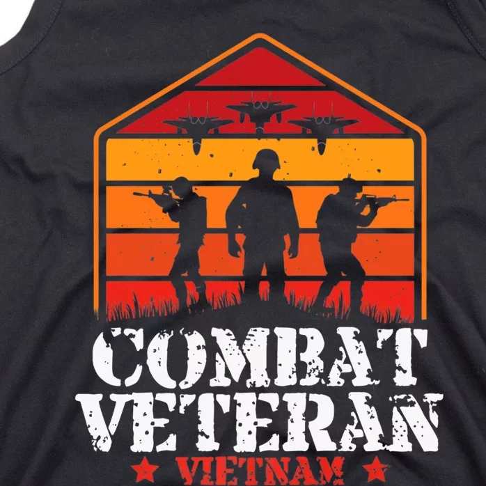 Combat Veteran Vietnam Veterans Day Premium Tank Top