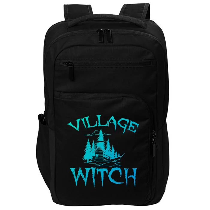 Cool Village Witch Cottage Farm Ecology Lovers Gift Impact Tech Backpack