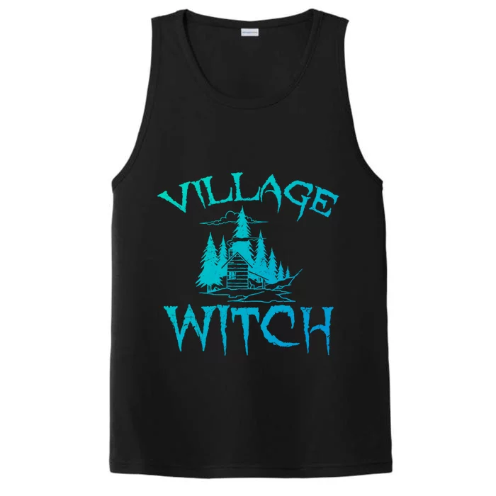 Cool Village Witch Cottage Farm Ecology Lovers Gift Performance Tank