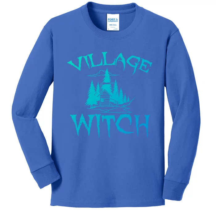 Cool Village Witch Cottage Farm Ecology Lovers Gift Kids Long Sleeve Shirt