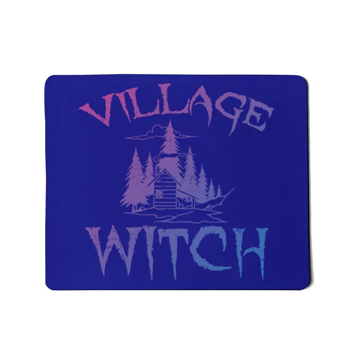 Cool Village Witch Cottage Farm Ecology Lovers Gift Mousepad