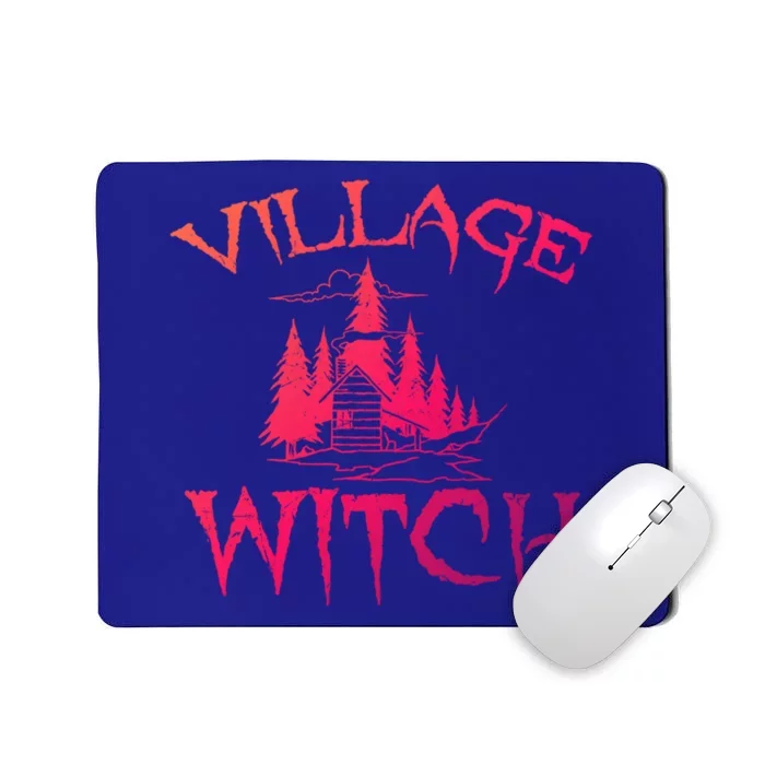 Cool Village Witch Cottage Farm Ecology Lovers Gift Mousepad