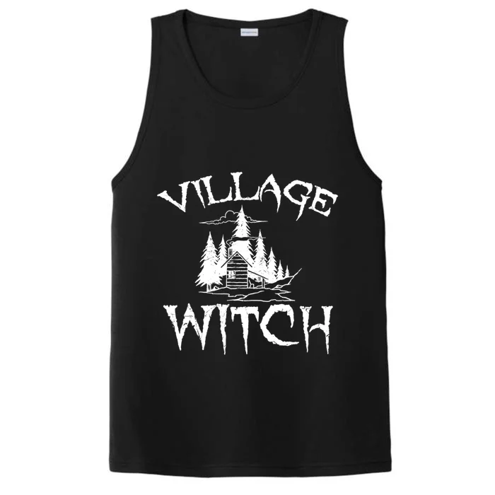 Cool Village Witch Cottage Farm Ecology Lovers Gift Performance Tank