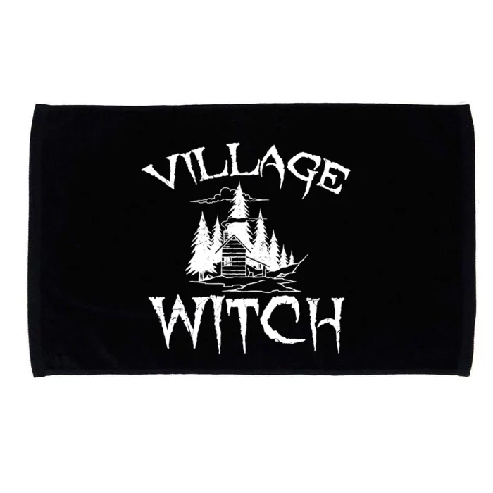 Cool Village Witch Cottage Farm Ecology Lovers Gift Microfiber Hand Towel