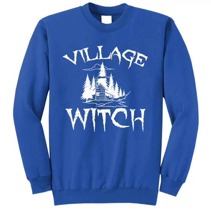 Cool Village Witch Cottage Farm Ecology Lovers Gift Tall Sweatshirt