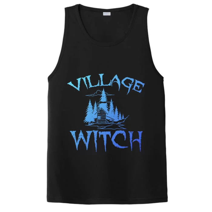 Cool Village Witch Cottage Farm Ecology Lovers Gift Performance Tank