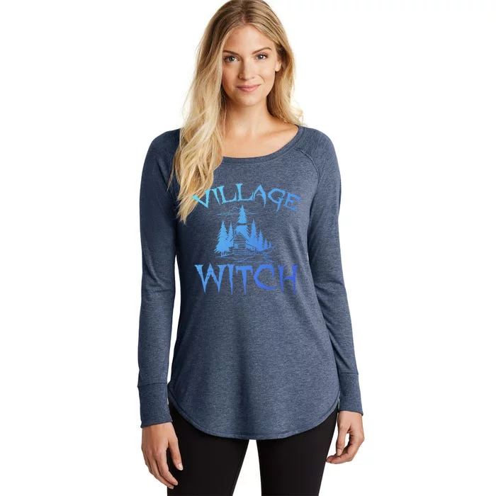 Cool Village Witch Cottage Farm Ecology Lovers Gift Women's Perfect Tri Tunic Long Sleeve Shirt