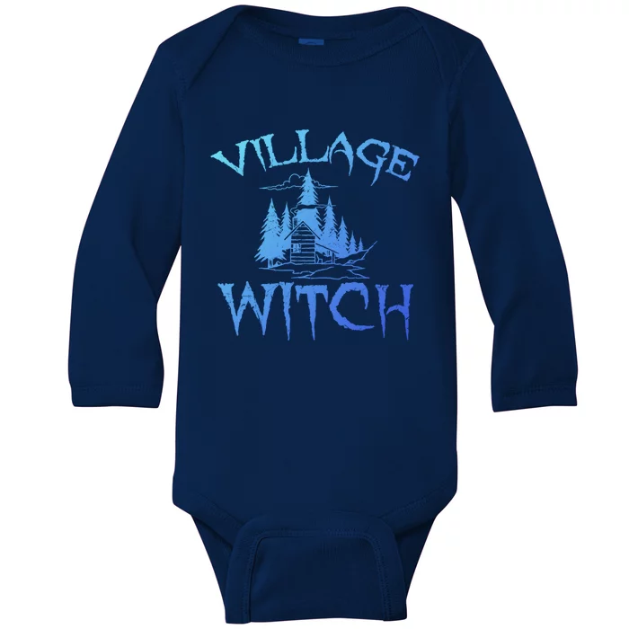 Cool Village Witch Cottage Farm Ecology Lovers Gift Baby Long Sleeve Bodysuit