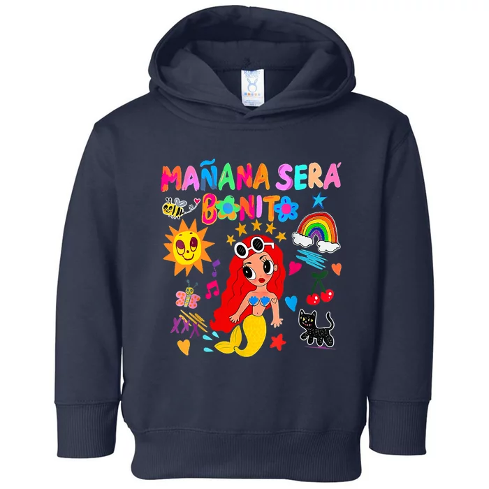 Colorful Vintage Women Karols Manana G Sera Bonitos Lover Toddler Hoodie