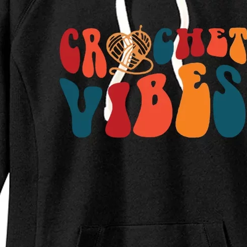 Crochet Vibes Yarn Women's Fleece Hoodie