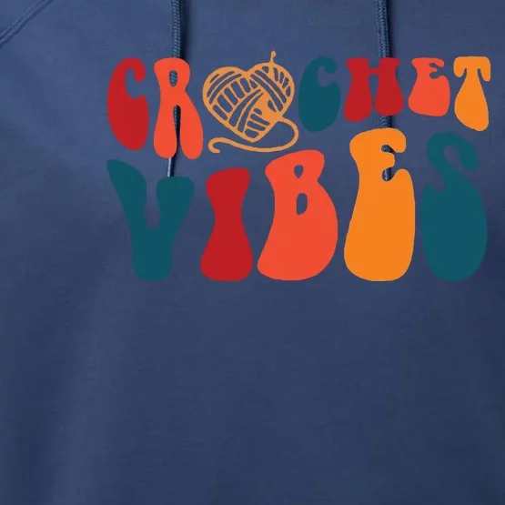 Crochet Vibes Yarn Performance Fleece Hoodie