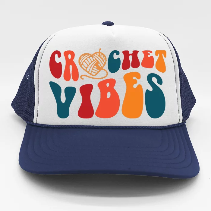 Crochet Vibes Yarn Trucker Hat