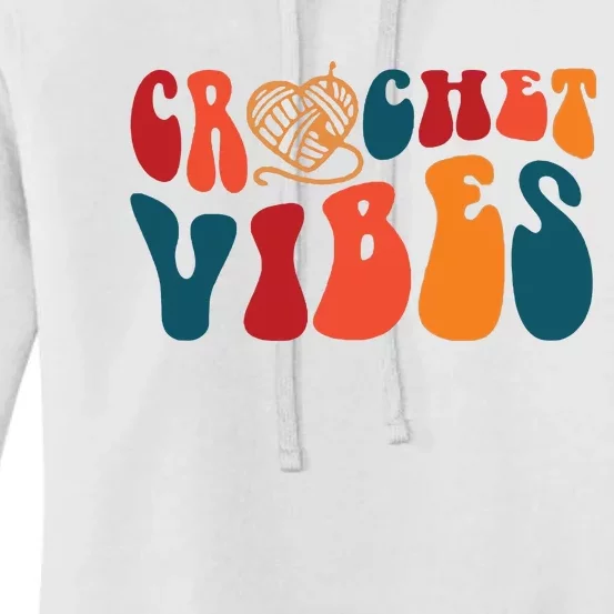 Crochet Vibes Yarn Women's Pullover Hoodie