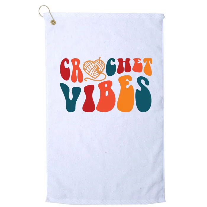 Crochet Vibes Yarn Platinum Collection Golf Towel