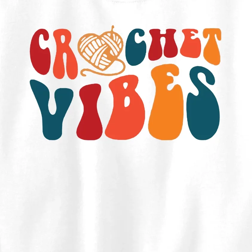 Crochet Vibes Yarn Kids Sweatshirt