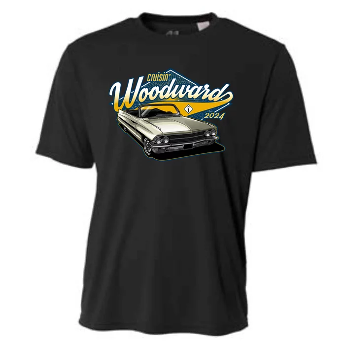 Cruisin Woodward 1962 Cadillac Coupe 2024 Cooling Performance Crew T-Shirt