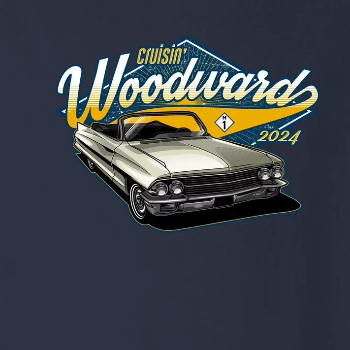 Cruisin Woodward 1962 Cadillac Coupe 2024 Toddler Long Sleeve Shirt