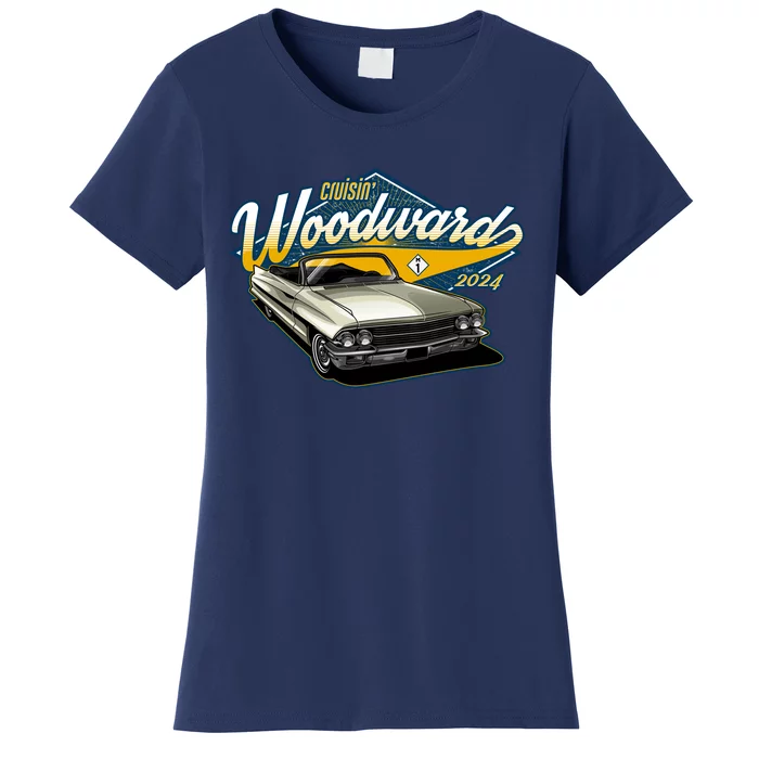 Cruisin Woodward 1962 Cadillac Coupe 2024 Women's T-Shirt