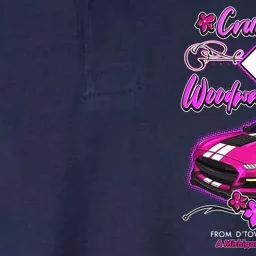 Cruisin Woodward 2024 From Dtown To Pontiac Pink Ribbon Breast Cancer Awareness Softstyle Adult Sport Polo