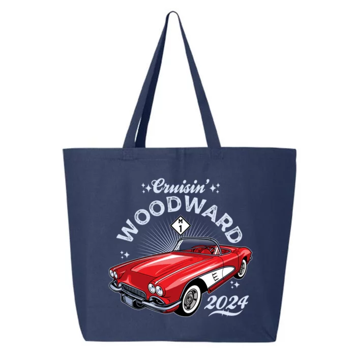 Cruisin Woodward 2024 1961 Chevrolet Corvette 25L Jumbo Tote