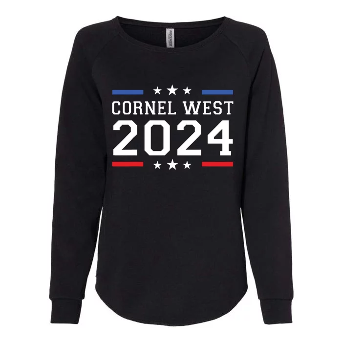 Cornel West 2024 President American Flag Cornel West Womens California Wash Sweatshirt