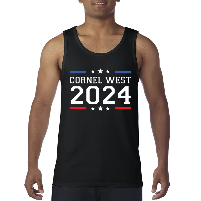 Cornel West 2024 President American Flag Cornel West Tank Top