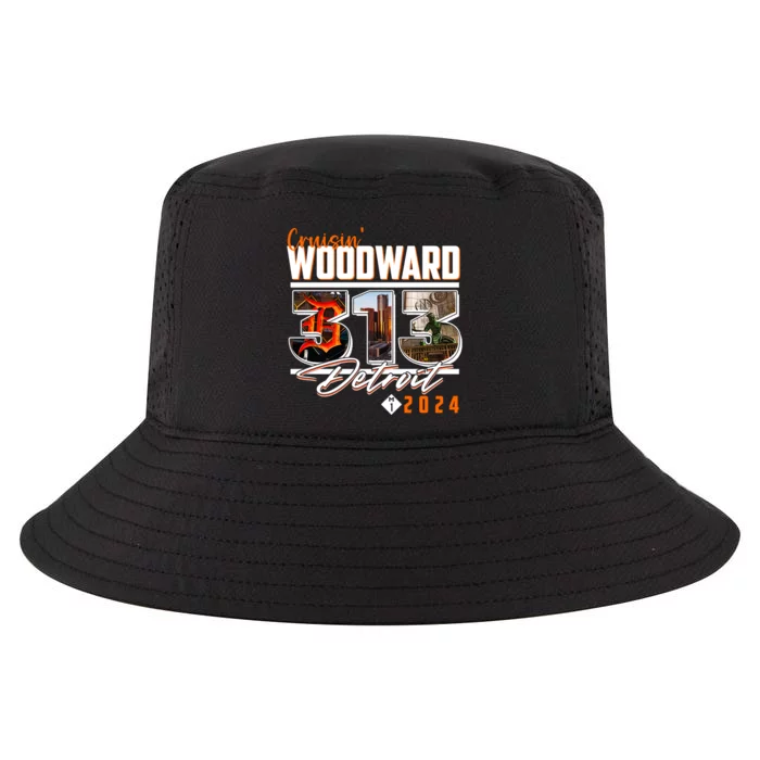 Cruisin Woodward 313 Detroit Michigan 2024 M1 Cool Comfort Performance Bucket Hat