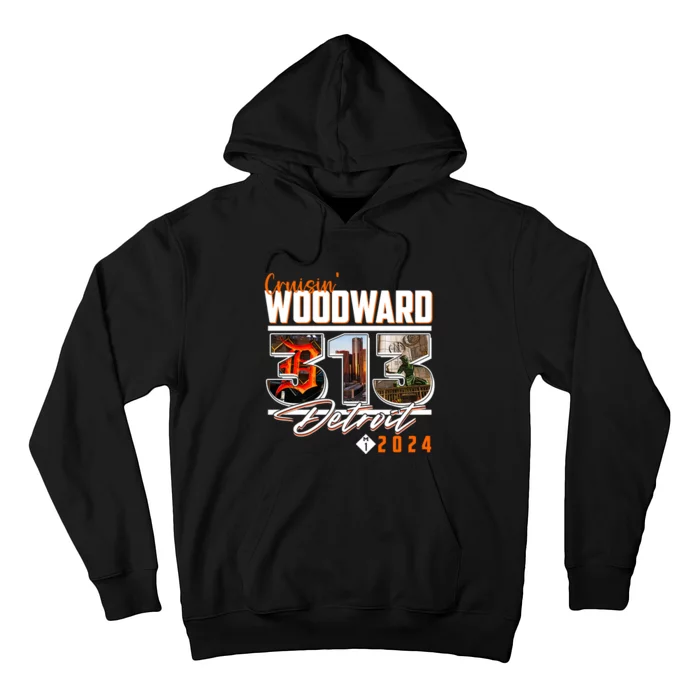 Cruisin Woodward 313 Detroit Michigan 2024 M1 Hoodie