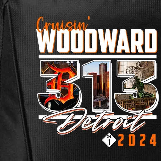 Cruisin Woodward 313 Detroit Michigan 2024 M1 City Backpack