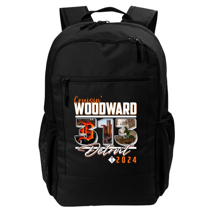 Cruisin Woodward 313 Detroit Michigan 2024 M1 Daily Commute Backpack