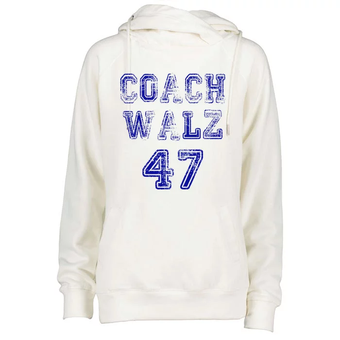 Coach Waltz 47 Harris Waltz 2024 Coach Walz Harris Walz 2024 Womens Funnel Neck Pullover Hood