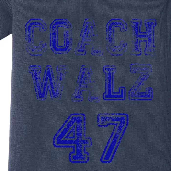 Coach Waltz 47 Harris Waltz 2024 Coach Walz Harris Walz 2024 Baby Bodysuit