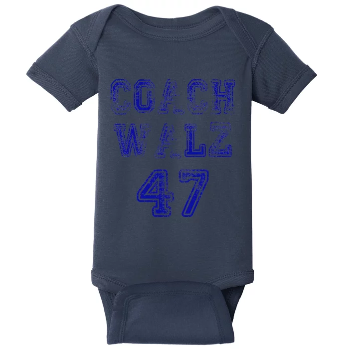 Coach Waltz 47 Harris Waltz 2024 Coach Walz Harris Walz 2024 Baby Bodysuit