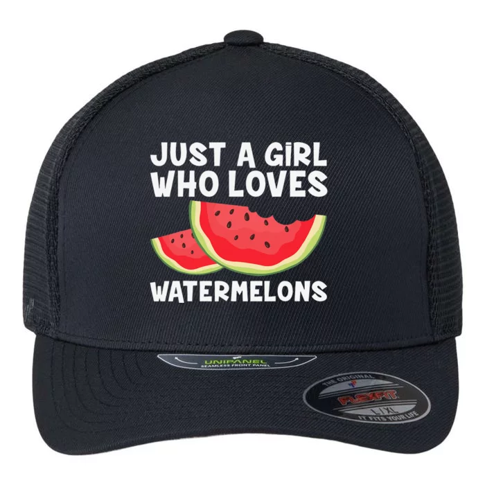 Cool Watermelon Art For  Juicy Melon Fruit Summer Flexfit Unipanel Trucker Cap