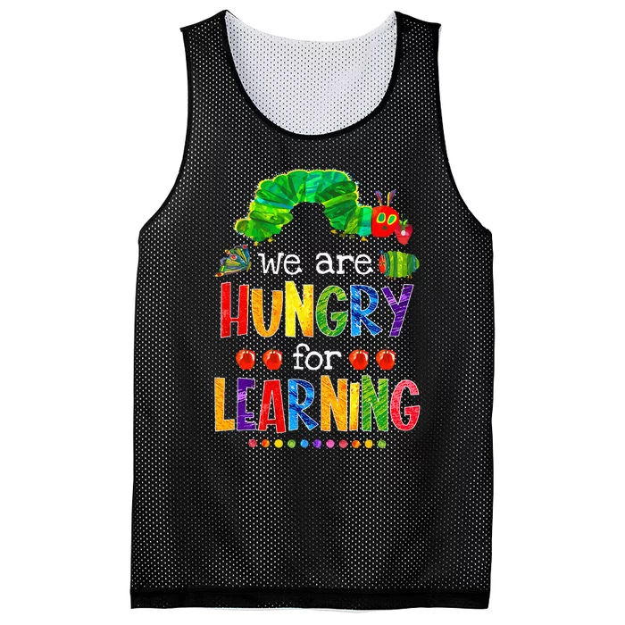 Caterpillar We Are Hungry For Learning Mesh Reversible Basketball Jersey Tank