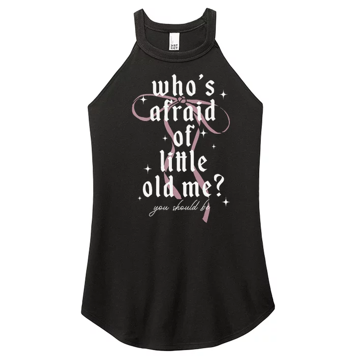 Coquette Whos Afraid Of Little Funny Old Me Women’s Perfect Tri Rocker Tank