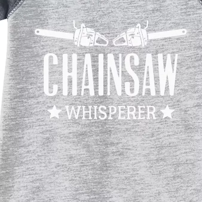 Chainsaw Whisperer Arborist Lumberjack Tree Cutter Gift Infant Baby Jersey Bodysuit