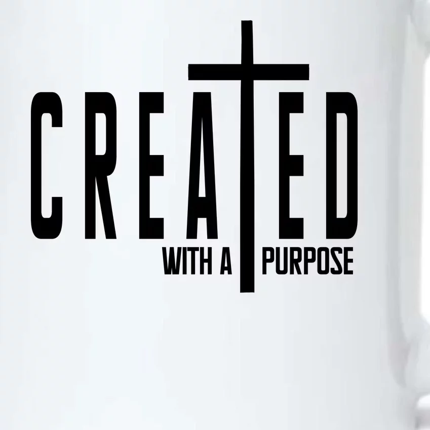 Created With A Purpose Jesus Black Color Changing Mug