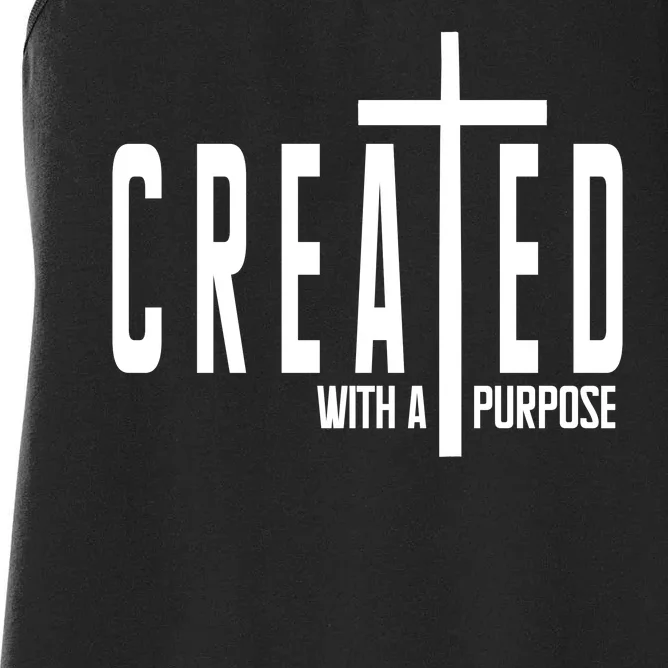 Created With A Purpose Jesus Women's Racerback Tank