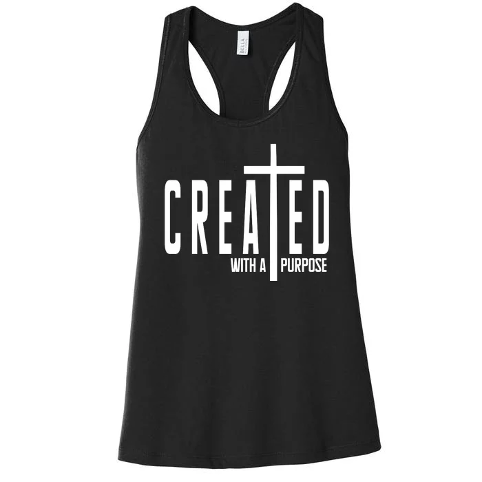 Created With A Purpose Jesus Women's Racerback Tank