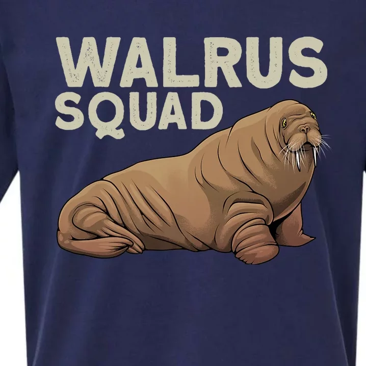 Cool Walrus Art For Ocean Animal Walrus Lover Sueded Cloud Jersey T-Shirt