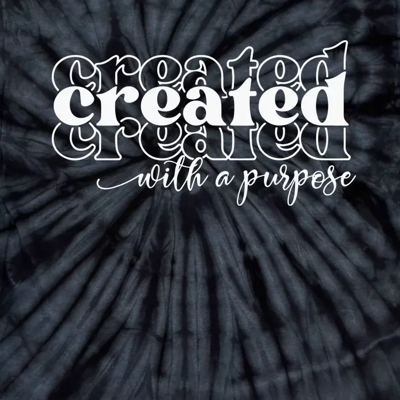 Created With A Purpose Christian Tie-Dye T-Shirt