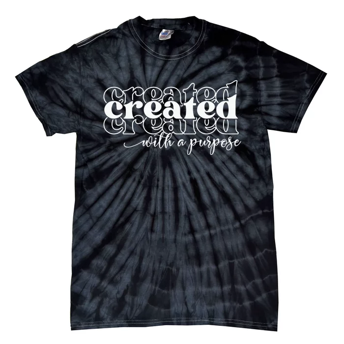 Created With A Purpose Christian Tie-Dye T-Shirt