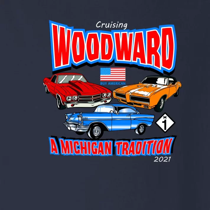 Cruising Woodward Ave M1 A Michigan Tradition Toddler Long Sleeve Shirt