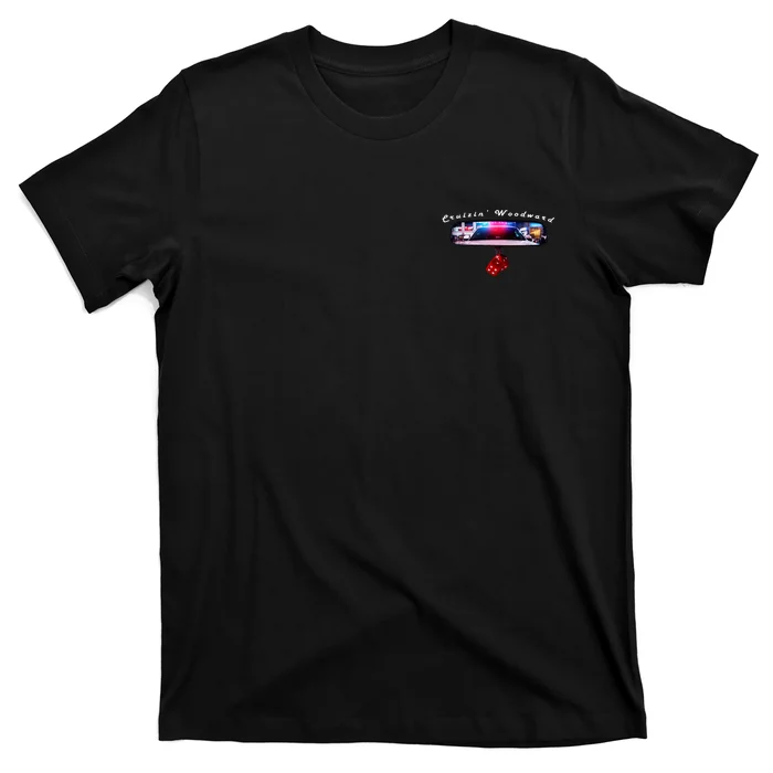 Cruizin' Woodward Ave M1 Priceless Funny Police Front & Back Front & Back T-Shirt