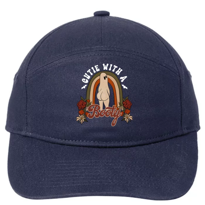 Cutie With A Booty Funny Halloween Fall 7-Panel Snapback Hat