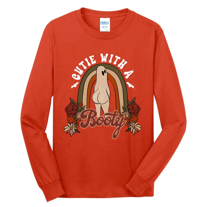 Cutie With A Booty Funny Halloween Fall Tall Long Sleeve T-Shirt