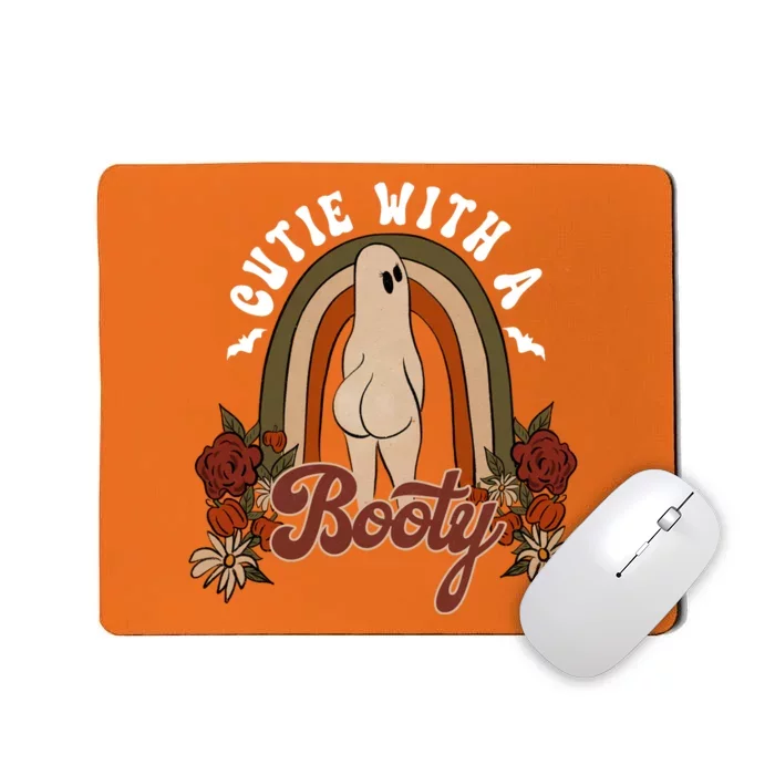 Cutie With A Booty Funny Halloween Fall Mousepad